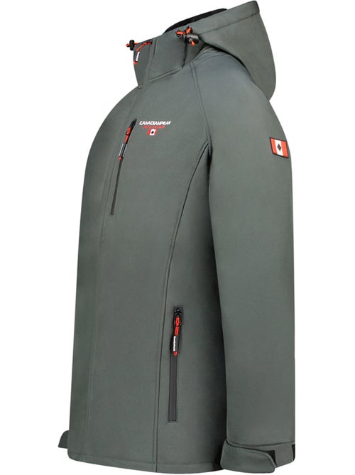 Veste softshell à capuche réglable takiteak – canadian peak - Kiabi Veste softshell à capuche réglable takiteak – canadian peak - Kiabi