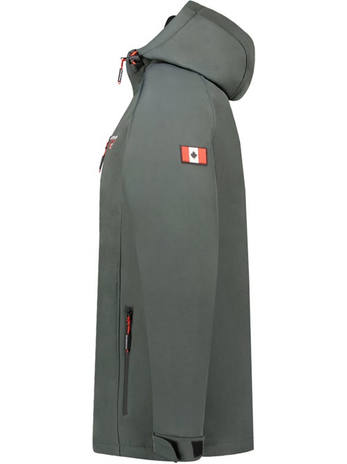 Veste softshell à capuche réglable takiteak – canadian peak - Kiabi Veste softshell à capuche réglable takiteak – canadian peak - Kiabi