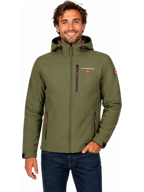 Veste softshell à capuche réglable takiteak – canadian peak - Kiabi Veste softshell à capuche réglable takiteak – canadian peak - Kiabi