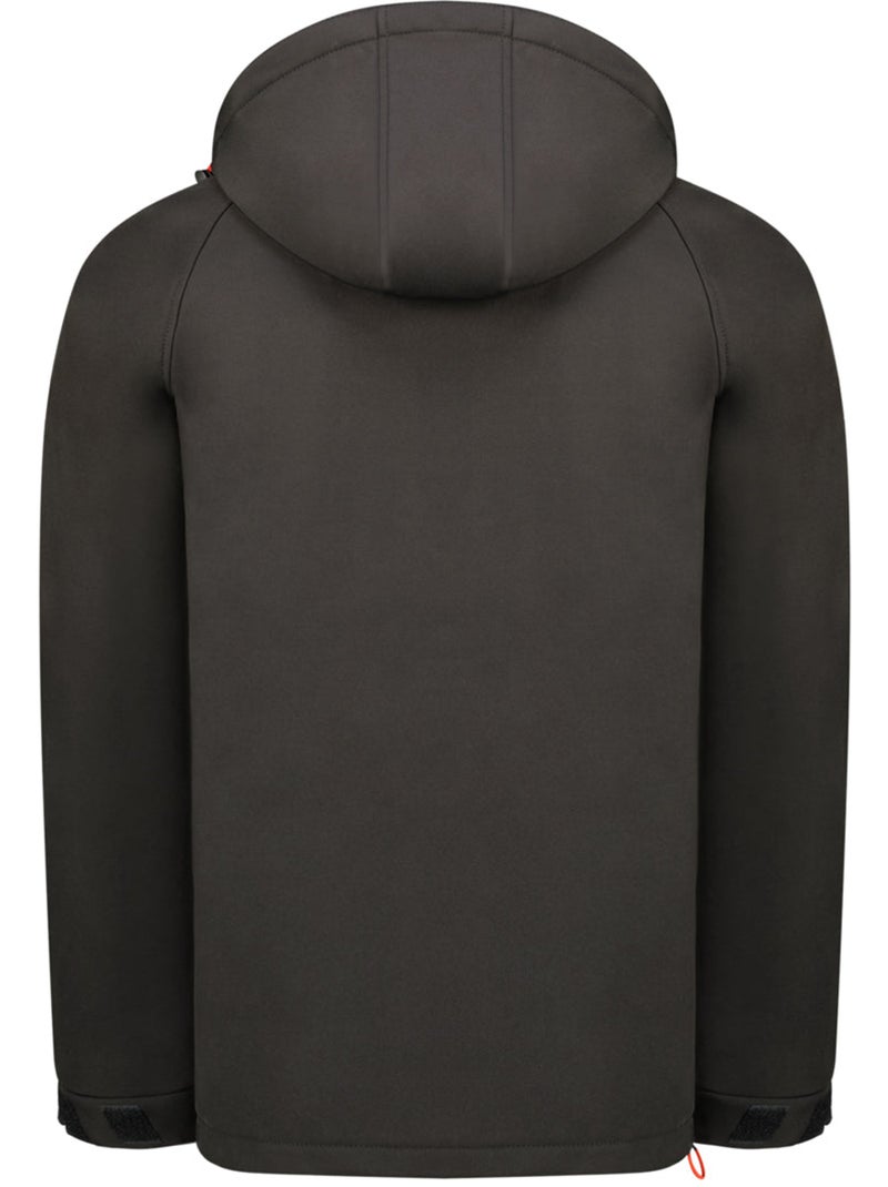Veste softshell à capuche réglable takiteak – canadian peak Noir - Kiabi