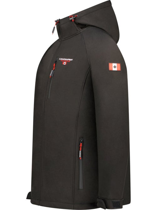Veste softshell à capuche réglable takiteak – canadian peak - Kiabi Veste softshell à capuche réglable takiteak – canadian peak - Kiabi
