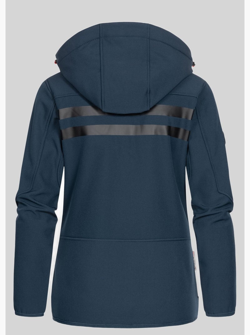 Veste softshell à capuche reine – geographical norway Bleu marine - Kiabi