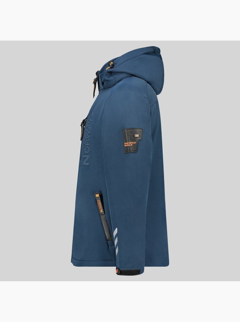 Veste softshell à capuche richywood – geographical norway Bleu marine - Kiabi