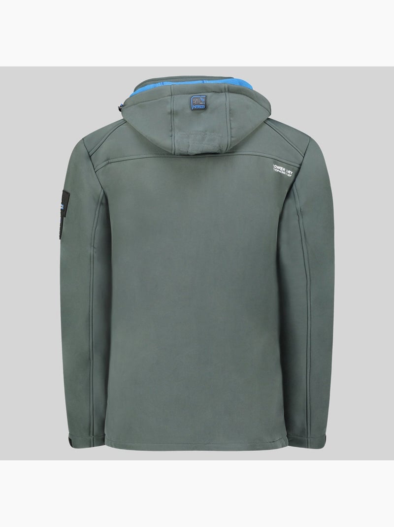 Veste softshell à capuche richywood – geographical norway Gris foncé - Kiabi