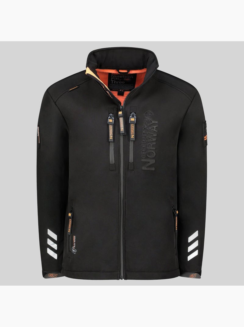 Veste softshell à capuche richywood – geographical norway Noir - Kiabi