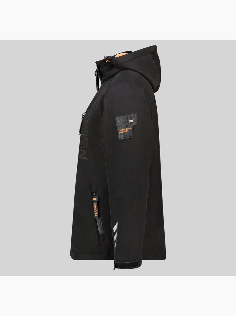 Veste softshell à capuche richywood – geographical norway Noir - Kiabi