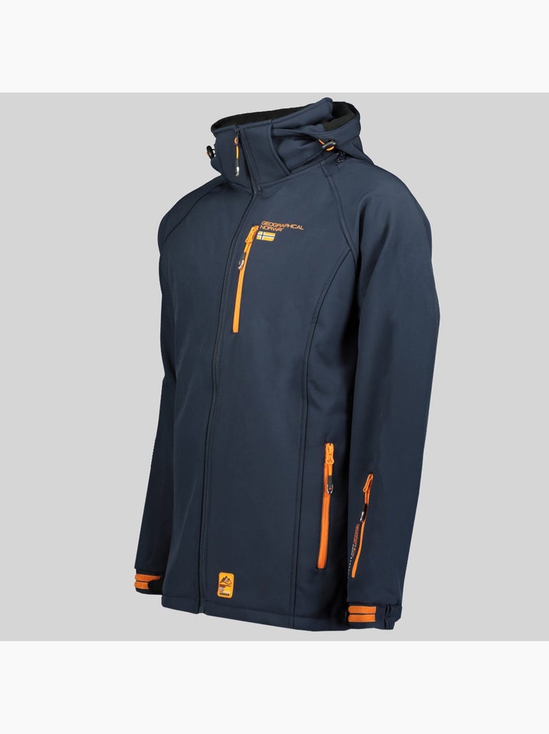 Veste softshell à capuche ritchone – geographical norway Bleu marine - Kiabi