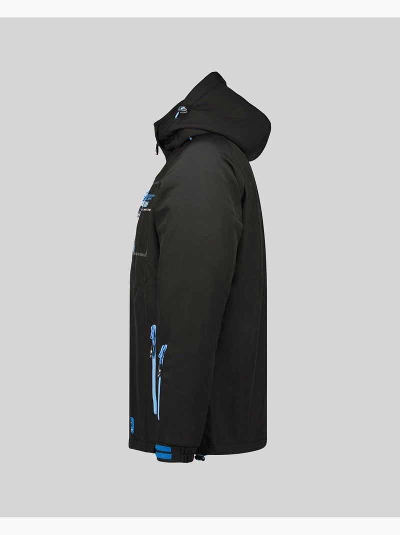 Veste softshell à capuche riziere – geographical norway Noir - Kiabi