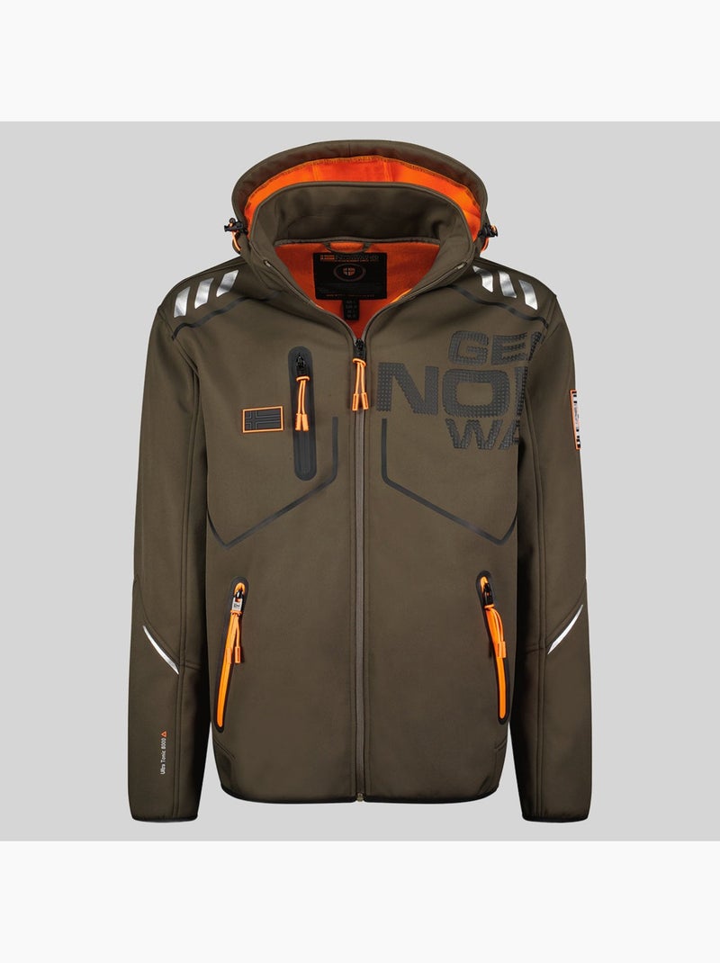 Veste softshell à capuche robin – geographical norway Kaki - Kiabi