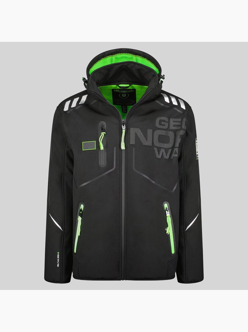 Veste softshell à capuche robin – geographical norway Noir - Kiabi