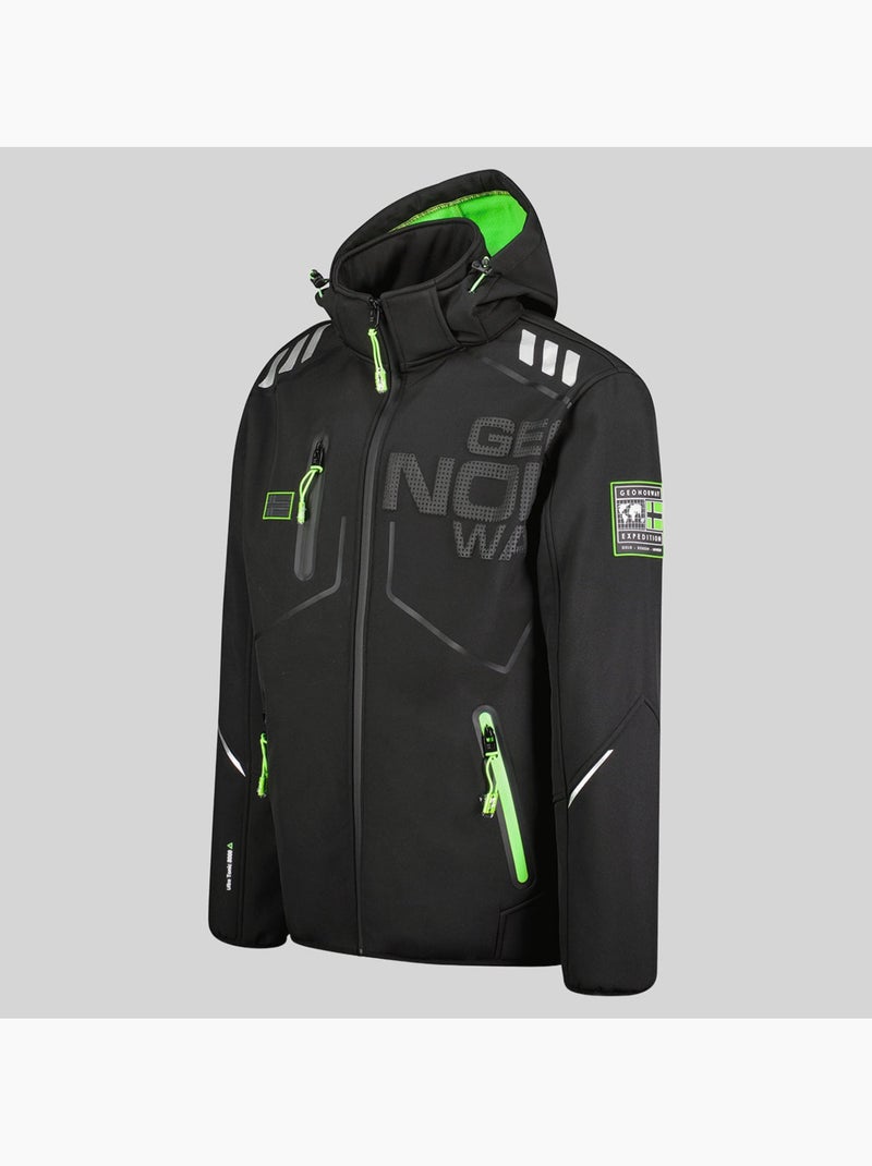 Veste softshell à capuche robin – geographical norway Noir - Kiabi