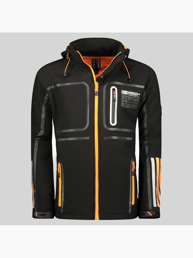 Veste softshell à capuche romano – geographical norway Noir - Kiabi