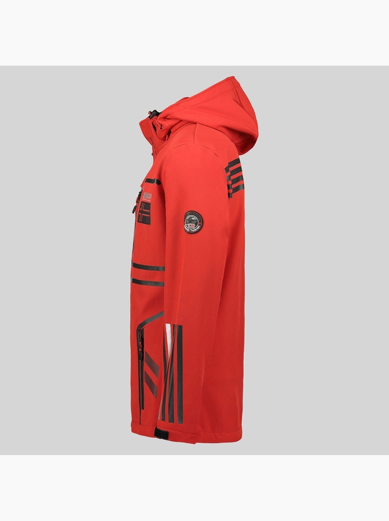 Veste softshell à capuche romano – geographical norway Rouge - Kiabi