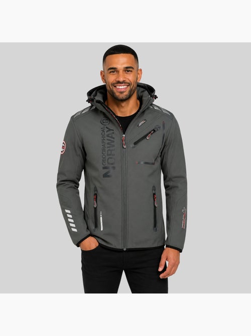 Veste softshell à capuche royaute dark – geographical norway - Kiabi Veste softshell à capuche royaute dark – geographical norway - Kiabi