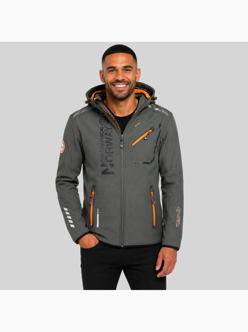 Veste softshell à capuche royaute dark – geographical norway - Kiabi Veste softshell à capuche royaute dark – geographical norway - Kiabi