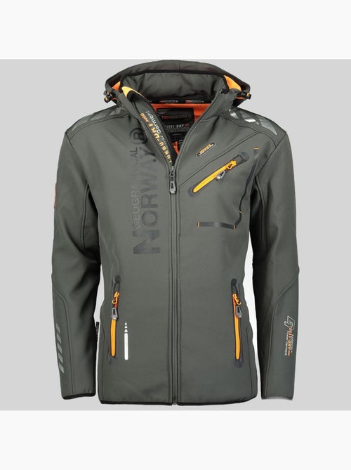 Veste softshell à capuche royaute dark – geographical norway - Kiabi Veste softshell à capuche royaute dark – geographical norway - Kiabi