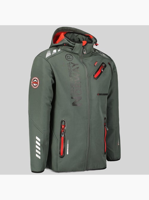 Veste softshell à capuche royaute dark – geographical norway - Kiabi