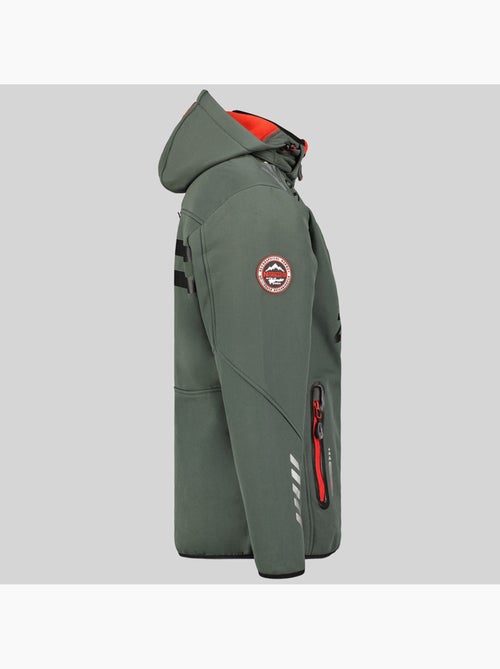 Veste softshell à capuche royaute dark – geographical norway - Kiabi