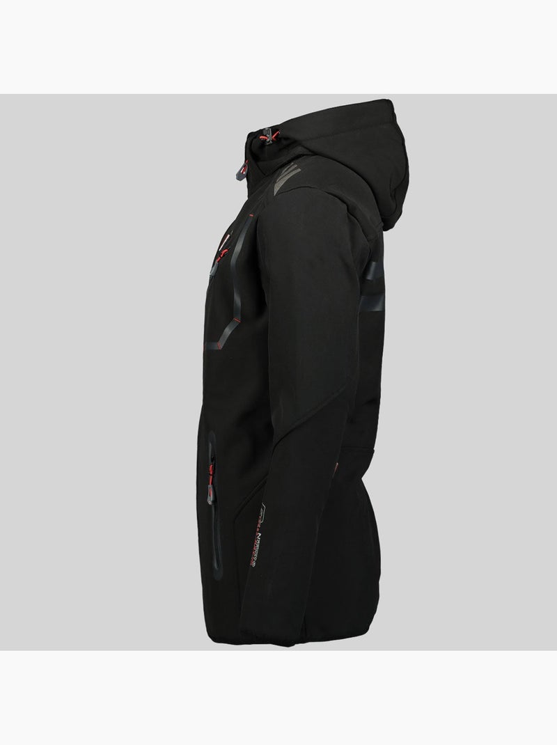 Veste softshell à capuche royaute dark – geographical norway Noir - Kiabi