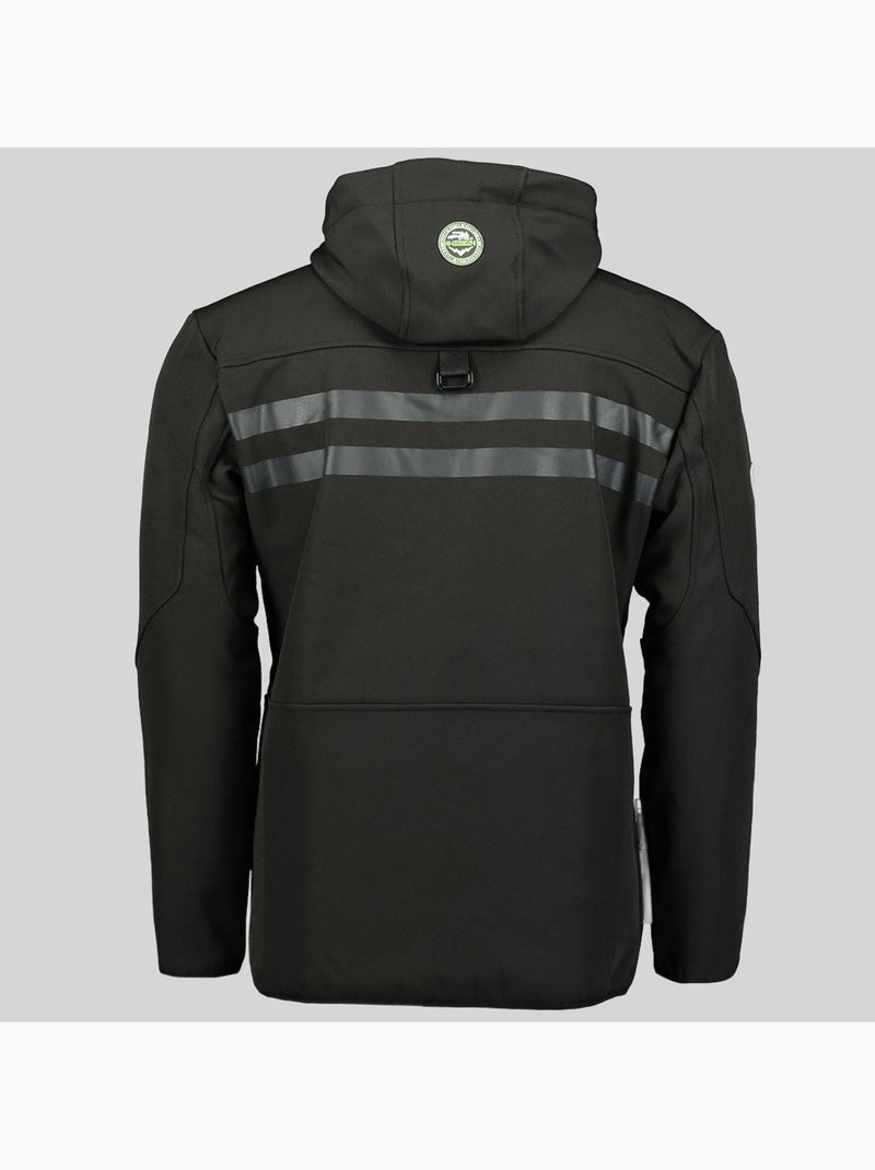 Veste softshell à capuche royaute dark – geographical norway Noir Vert - Kiabi