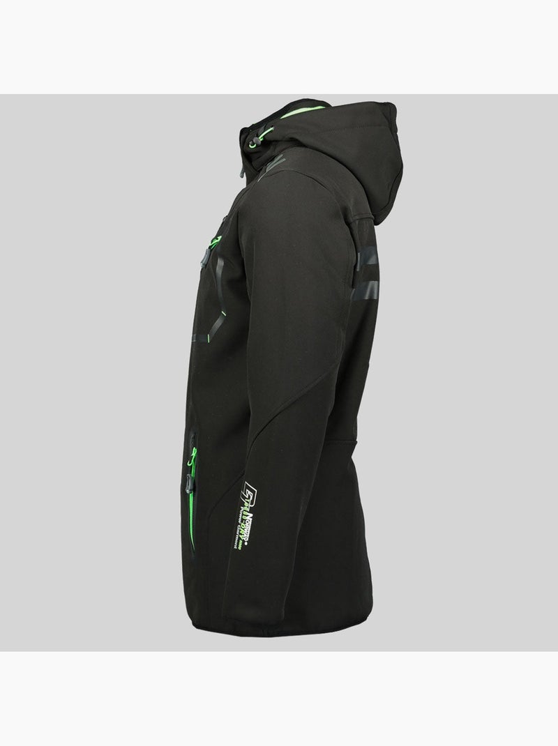 Veste softshell à capuche royaute dark – geographical norway Noir Vert - Kiabi