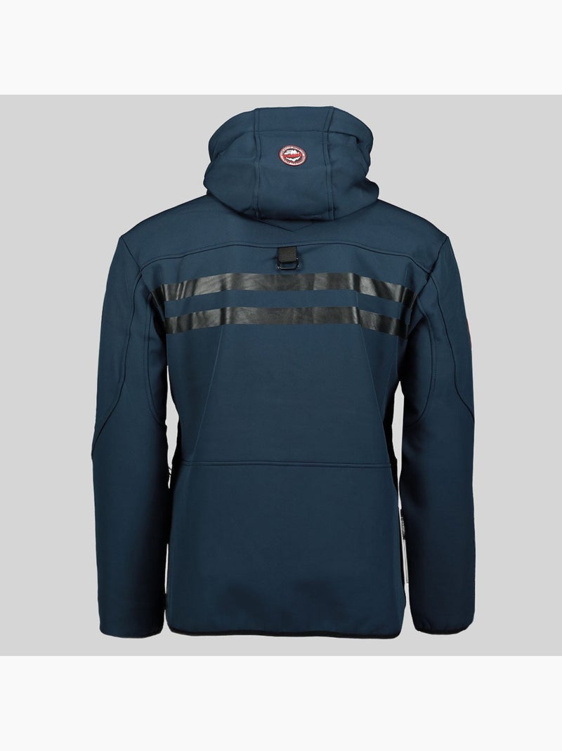 Veste softshell à capuche royaute – geographical norway Bleu Noir - Kiabi