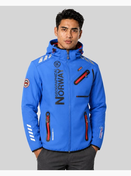 Veste softshell à capuche royaute – geographical norway - Kiabi