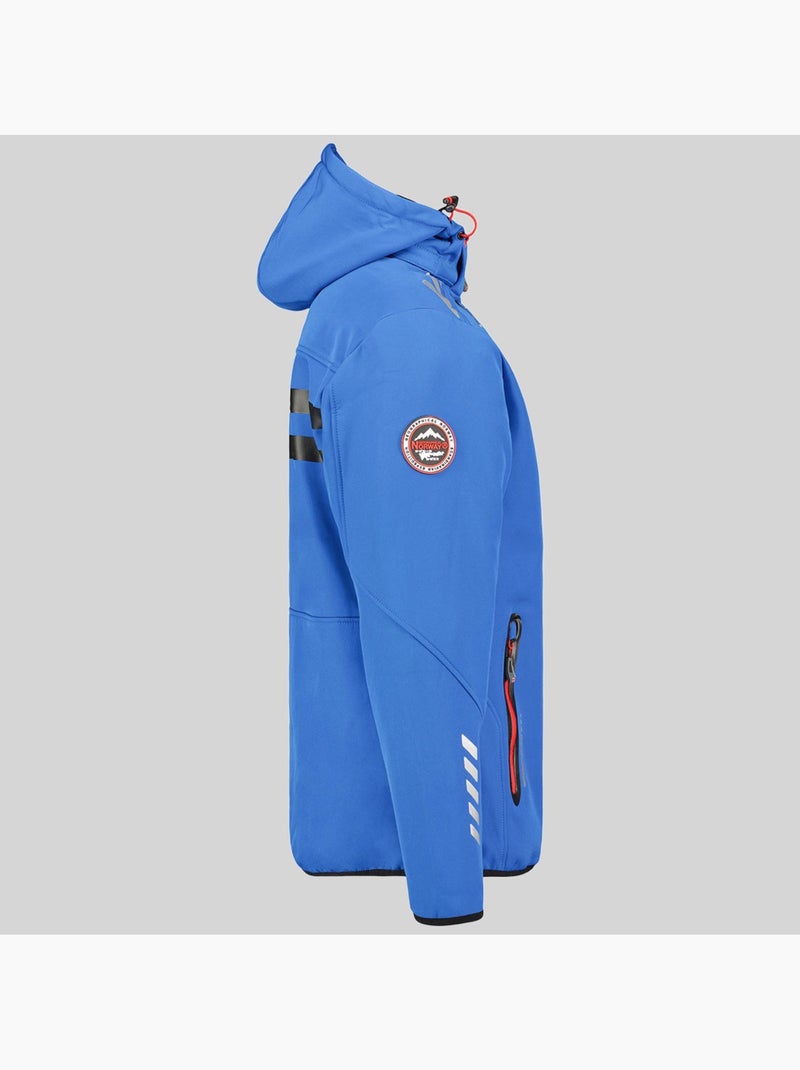 Veste softshell à capuche royaute – geographical norway Bleu Rouge - Kiabi