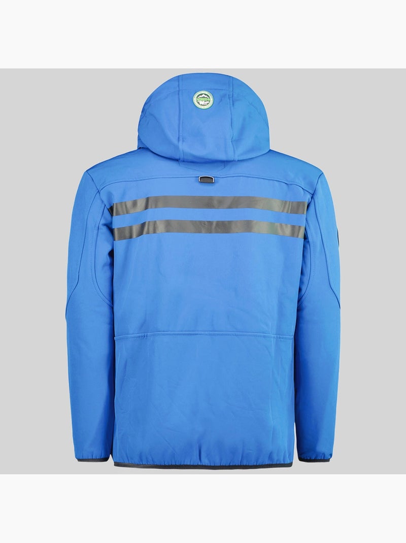 Veste softshell à capuche royaute – geographical norway Bleu Vert - Kiabi