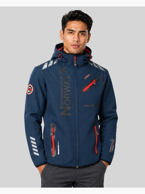 Veste softshell à capuche royaute – geographical norway - Kiabi