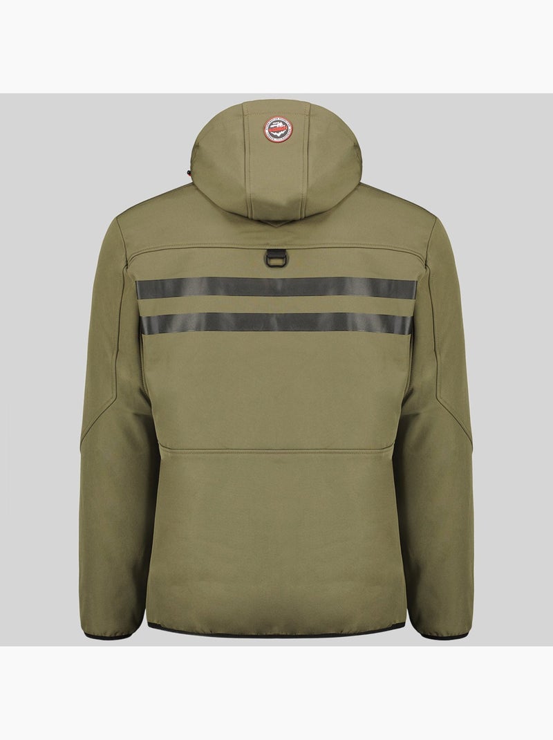 Veste softshell à capuche royaute – geographical norway Noir Kaki - Kiabi