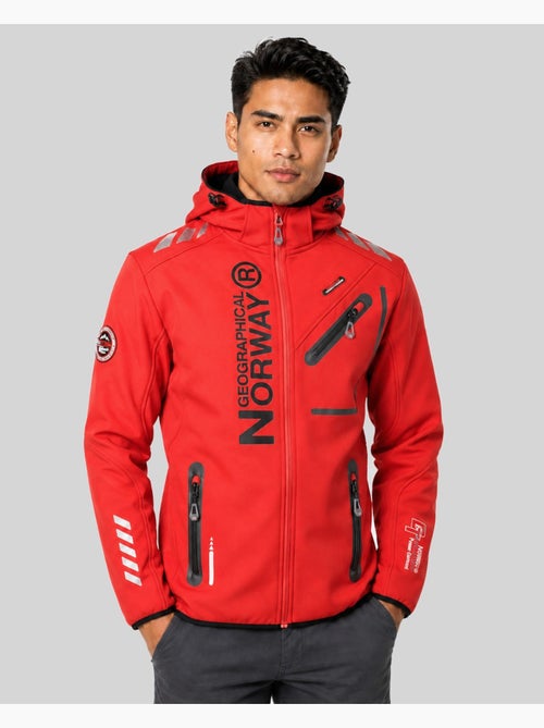 Veste softshell à capuche royaute – geographical norway - Kiabi
