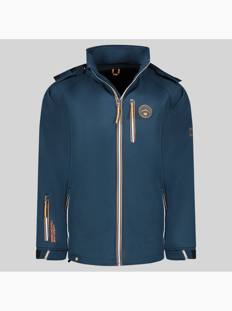 Veste softshell à capuche tabim – geographical norway Bleu marine - Kiabi