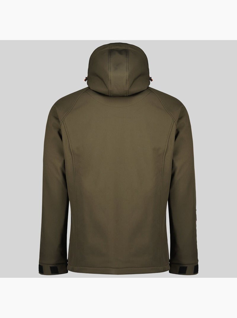 Veste softshell à capuche taboo – geographical norway Kaki - Kiabi