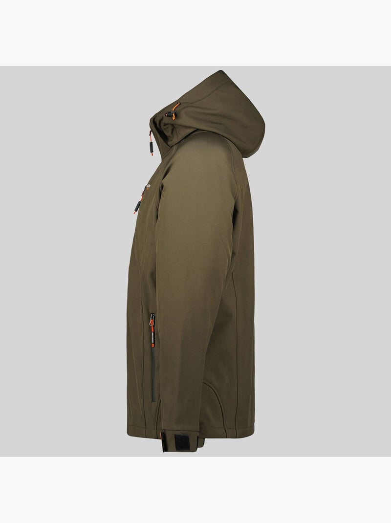Veste softshell à capuche taboo – geographical norway Kaki - Kiabi