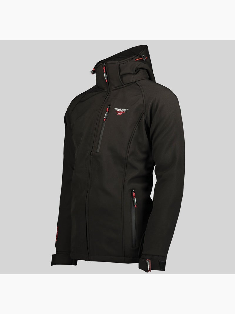 Veste softshell à capuche taboo – geographical norway Noir - Kiabi