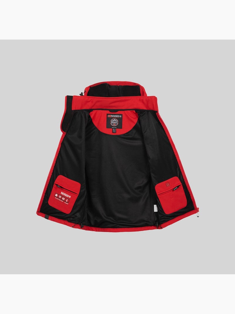 Veste softshell à capuche tacebook – geographical norway Bleu roi - Kiabi