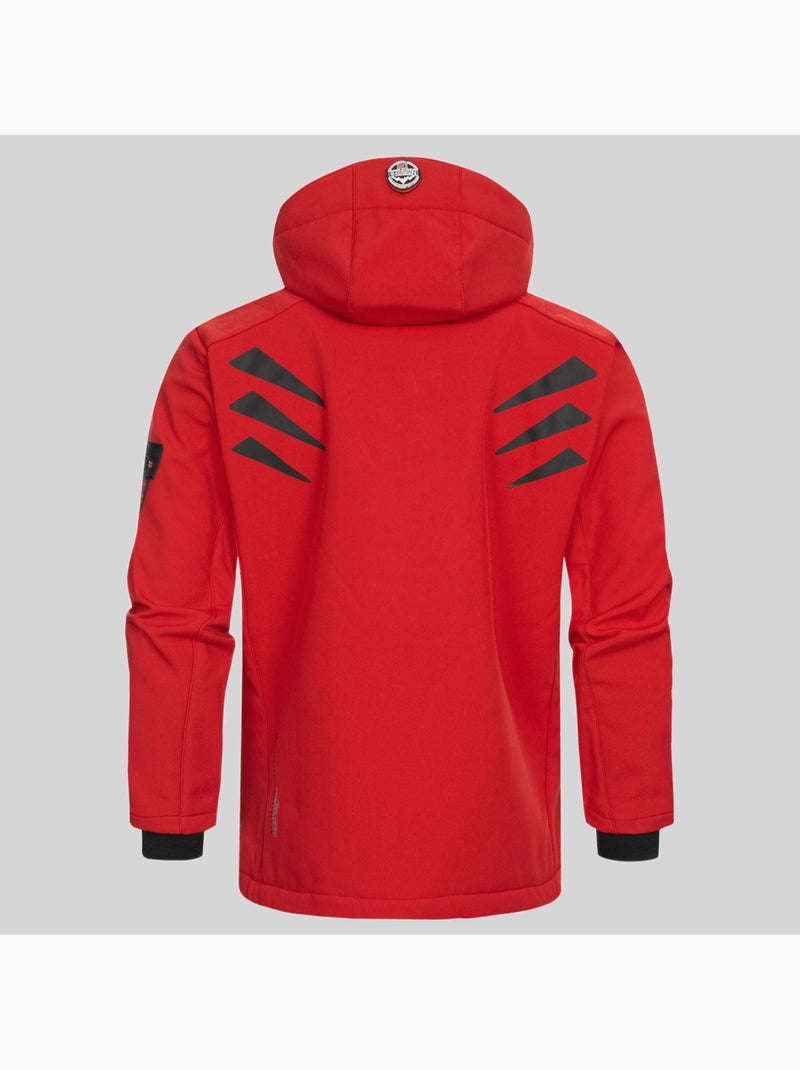 Veste softshell à capuche tacebook – geographical norway Rouge - Kiabi