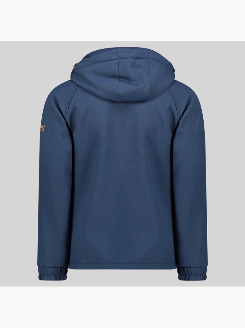 Veste softshell à capuche takable – geographical norway Bleu marine - Kiabi