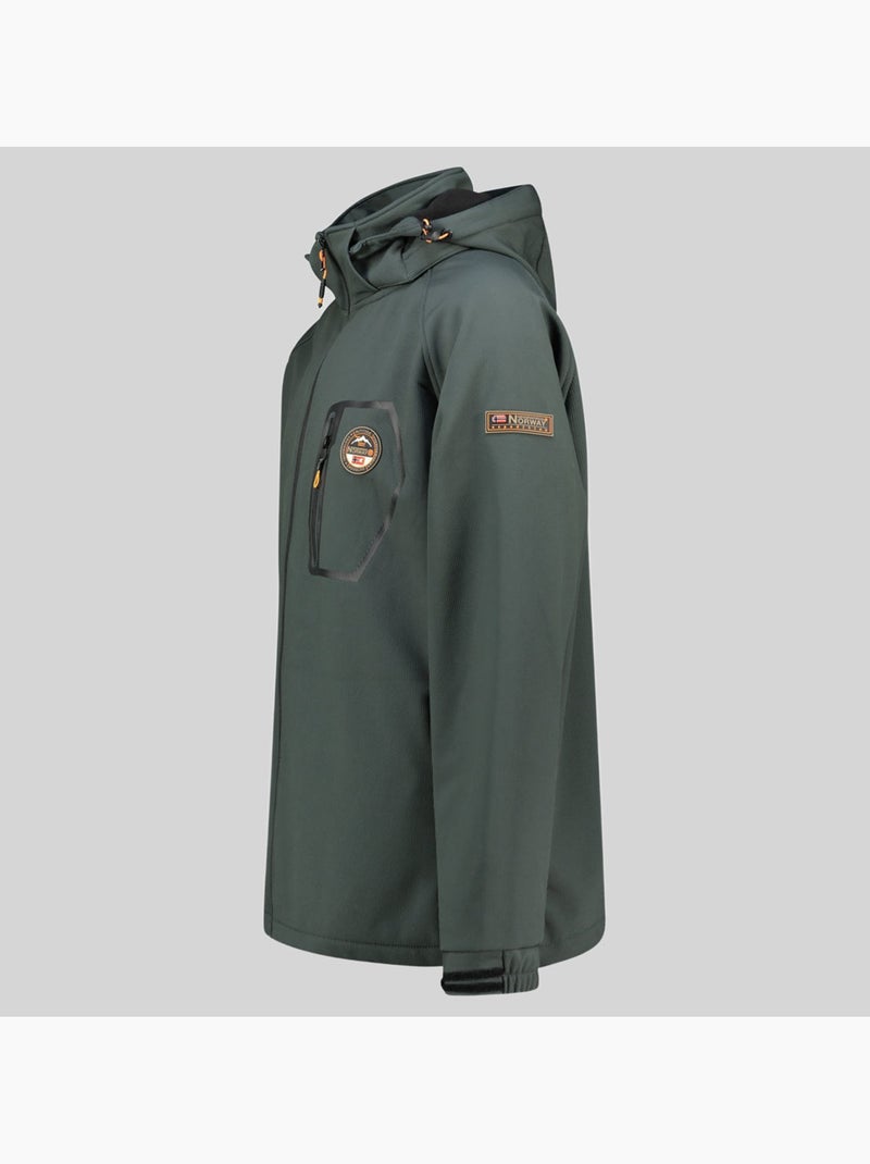 Veste softshell à capuche takable – geographical norway Gris foncé - Kiabi