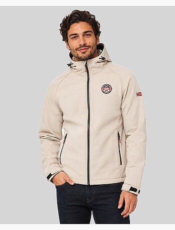 Veste softshell à capuche tamigobadge – geographical norway