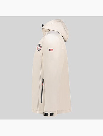 Veste softshell à capuche tamigobadge – geographical norway