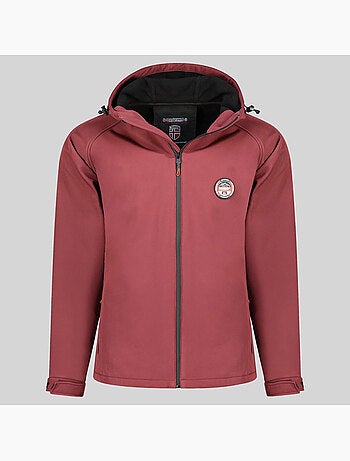 Veste softshell à capuche tamigobadge – geographical norway
