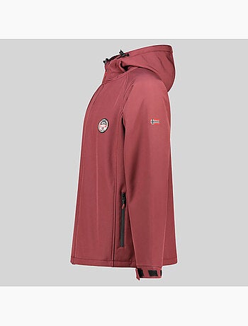 Veste softshell à capuche tamigobadge – geographical norway