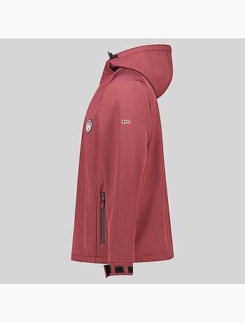 Veste softshell à capuche tamigobadge – geographical norway