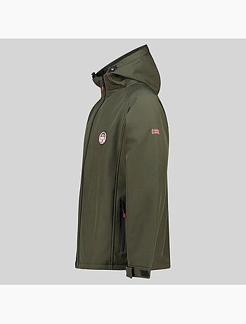Veste softshell à capuche tamigobadge – geographical norway