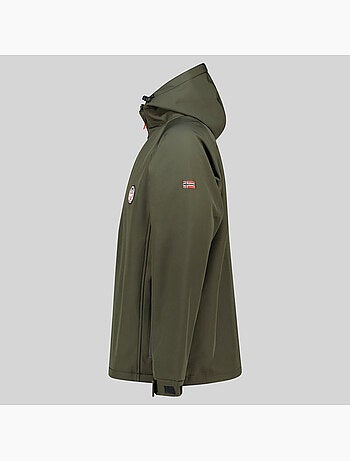 Veste softshell à capuche tamigobadge – geographical norway