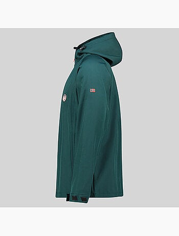 Veste softshell à capuche tamigobadge – geographical norway