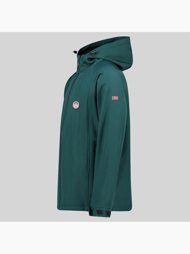 Veste softshell à capuche tamigobadge – geographical norway Vert foncé - Kiabi