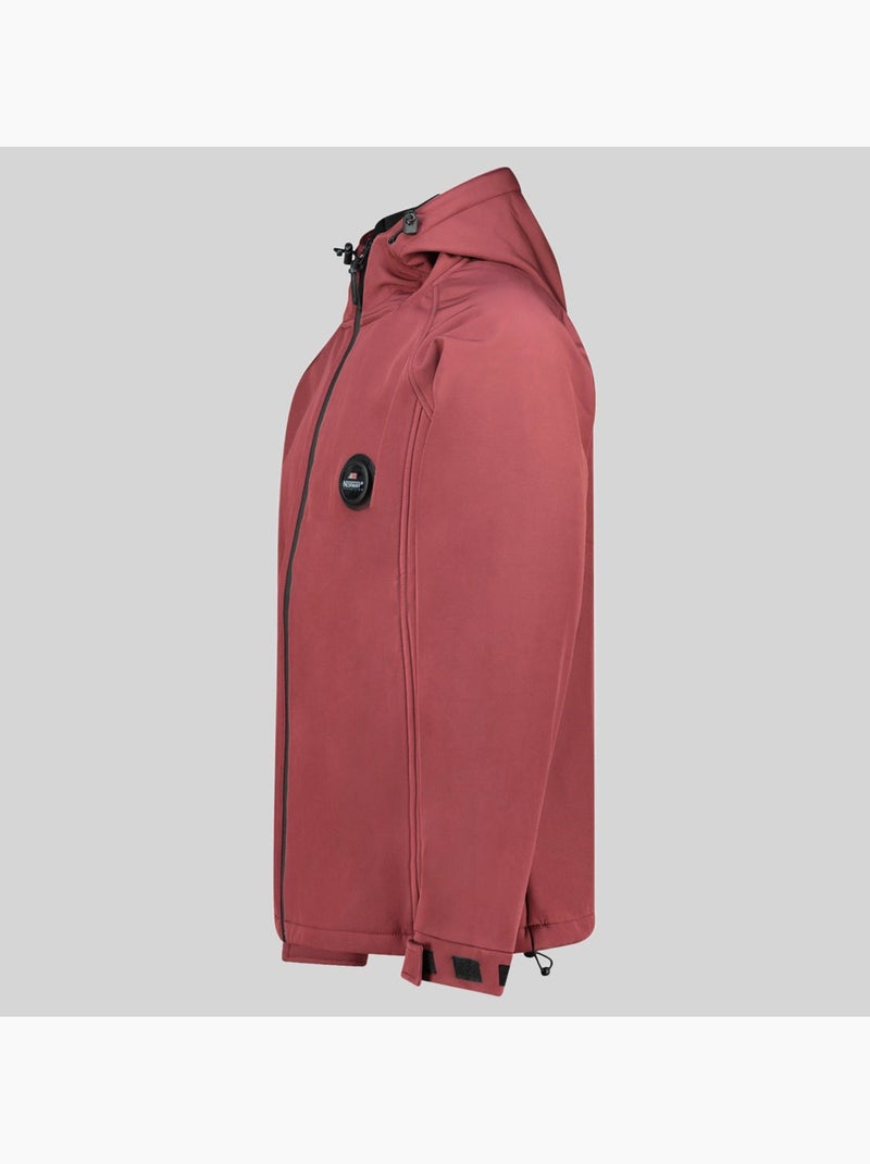 Veste softshell à capuche tamigoglass – geographical norway Bordeaux - Kiabi